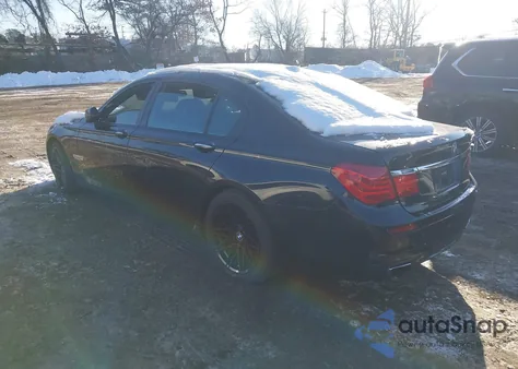 2011 BMW 750Li z USA, uszkodzony, nr VIN WBAKB8C58BCY64494